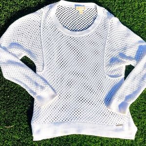 Micheal Kors White Sweater Woman’s Medium